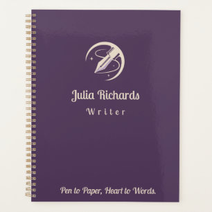 Agenda Macarão Roxo do Escritor