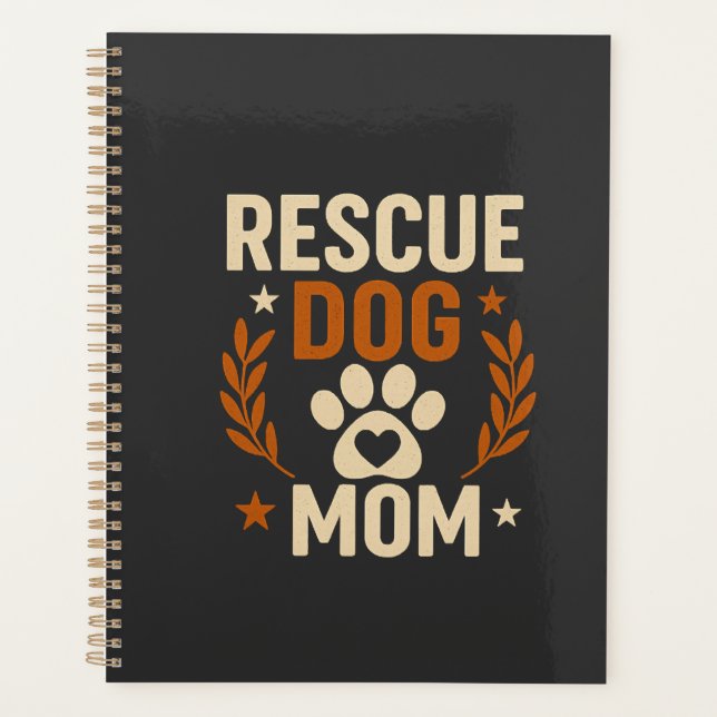 Agenda Mãe de Cachorro Resgatado (Frente)