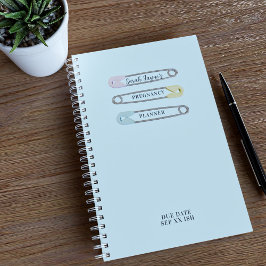Agenda Mãe para ser bebê Fralda Pin Gravidez Planner