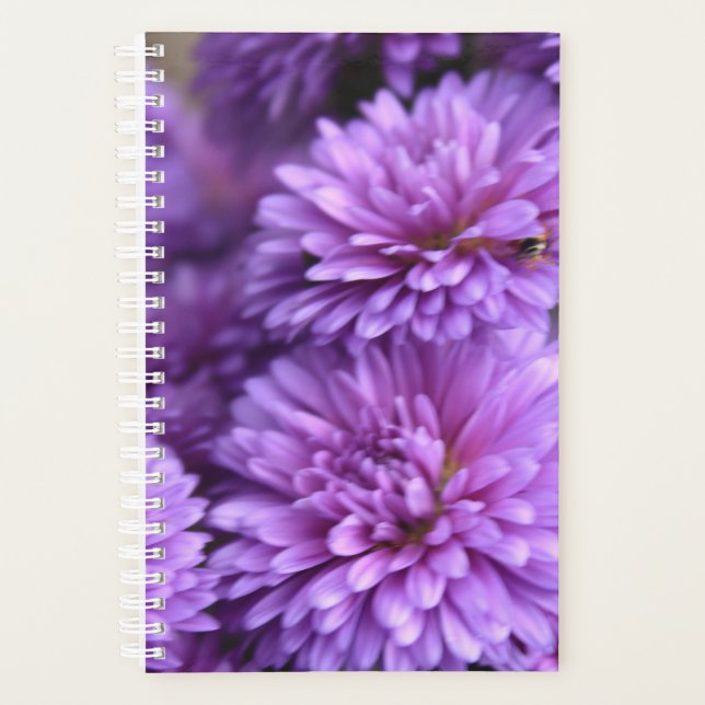 Agenda Mãe Petal Queda Roxo (Frente)