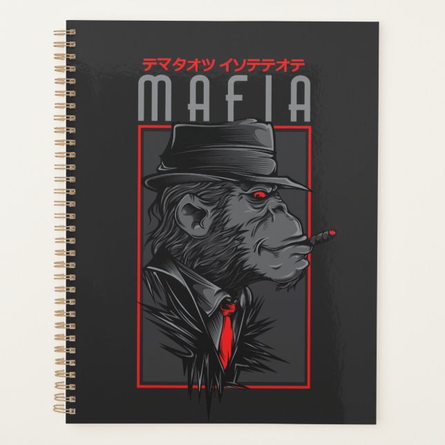 Agenda Mafia Monkey Smoking Cigar Graphic | Japan (Frente)
