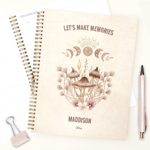 Agenda Magia Celestial Mushroom Fungi Moon Boho