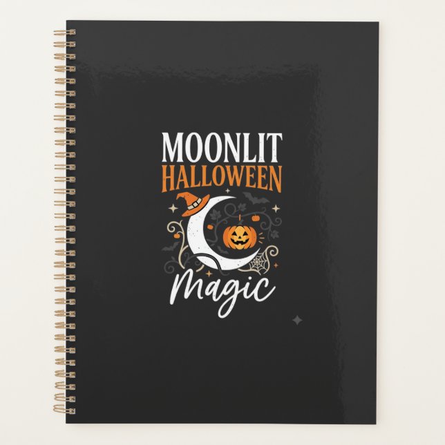 Agenda Magia de Outubro à Luz da Lua de Halloween (Frente)