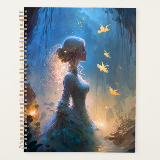 Agenda Magia Lady In Water Fantasy Art (Frente)