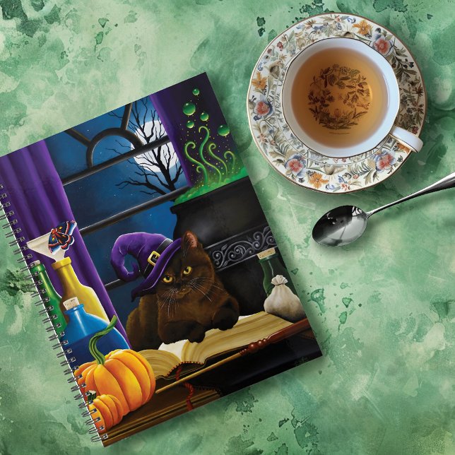 Agenda Mágica Roxo de Bruxas do Halloween (Criador carregado)