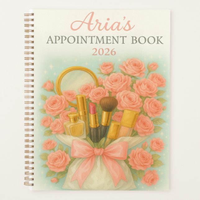 Agenda Makeup Artist Appointment Book 2026  (Frente)