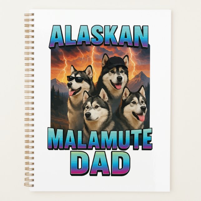 Agenda Malamute do Alasca (Frente)