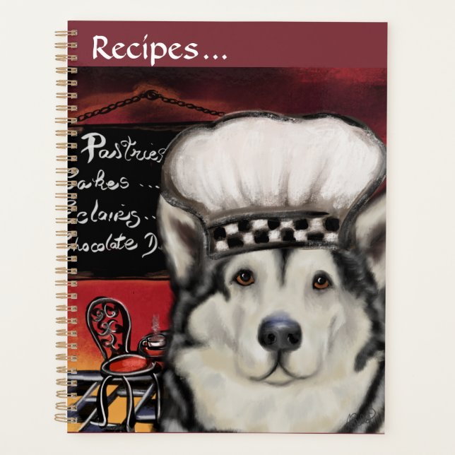 Agenda Malamute do Alasca (Frente)