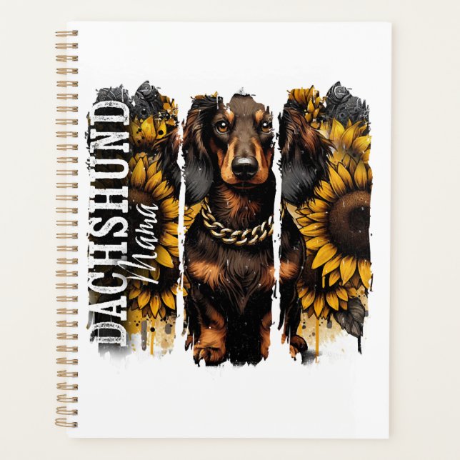 Agenda Mamãe Dachshund (Frente)