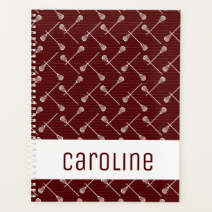 Agenda Manchas brancas de Maroon Lacrosse Patteradas