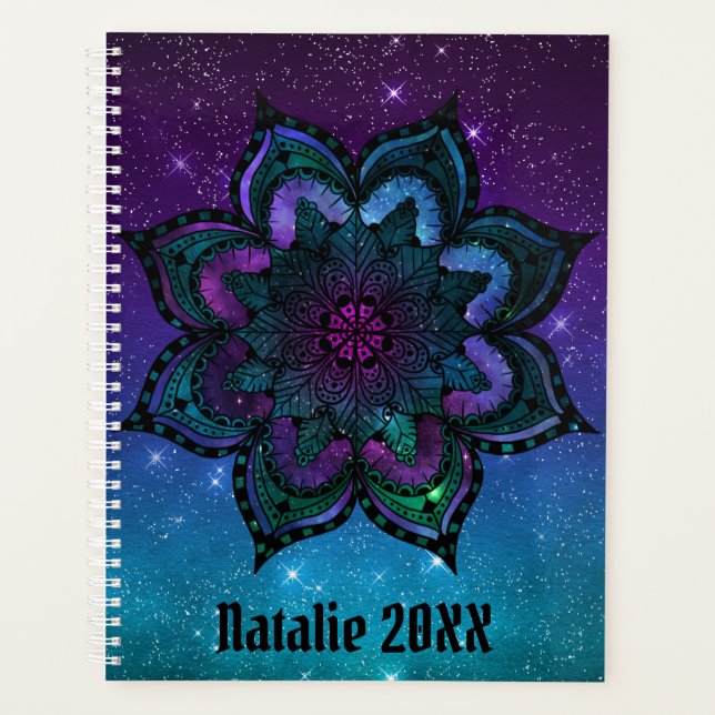 Agenda Mandala Celestial Personalizada (Frente)
