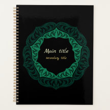 Mandala de Flor Verde