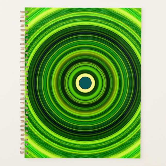 Agenda Mandala Verde Geomagnética (Frente)