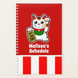 Agenda Maneki Neko - Gato Sortudo Japonês