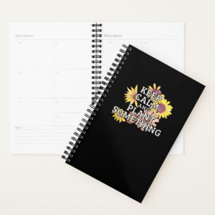 Agenda Mantenha calma e plante algo - jardineiro