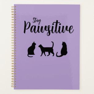 Agenda Mantenha o Gato Preto Pawsitivo