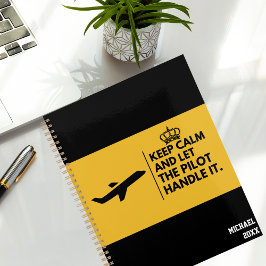 Agenda Mantenha-Se Calmo E Deixe O Piloto Lidar Com Isso,