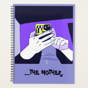 Agenda Mãos Móveis da Mãe Limão Roxo Preto