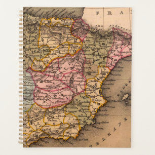 Agenda Mapa antigo antigo inspirado (5)