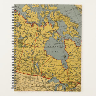 Agenda Mapa antigo do Canadá