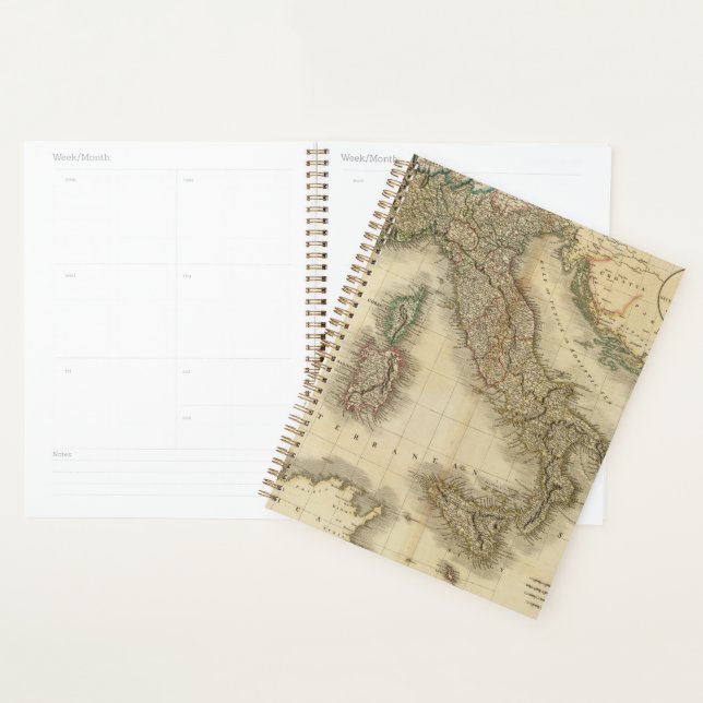 Agenda Mapa Atlas Itália (Exibição)