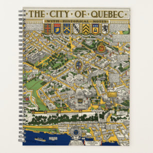Agenda Mapa da Cidade do Quebec