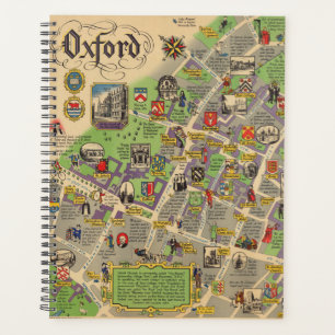 Agenda Mapa de Oxford, Inglaterra (caminhos de ferro brit