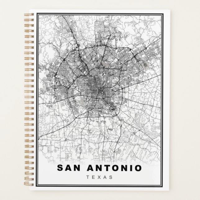 Agenda Mapa de San Antonio (Frente)
