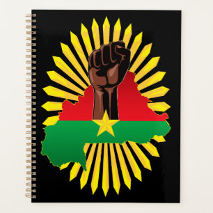 Agenda Mapa do Burkina Faso, Bandeira e Resistência à Rev