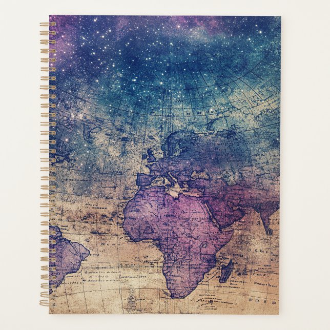 Agenda Mapa do Mundo Celestial Roxo (13) (Frente)