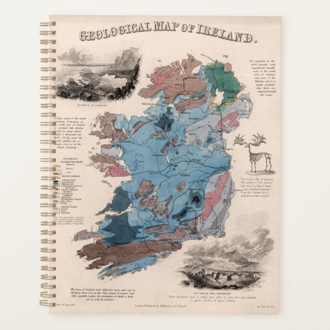 Agenda Mapa Geológico da Irlanda (Frente)