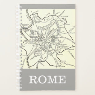 Agenda Mapa histórico da cidade de Roma