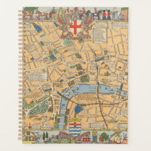 Agenda Mapa Infantil de Londres, Inglaterra