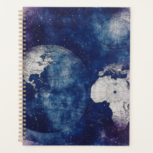 Agenda Mapa Mundial do Vintage Celestial (2)