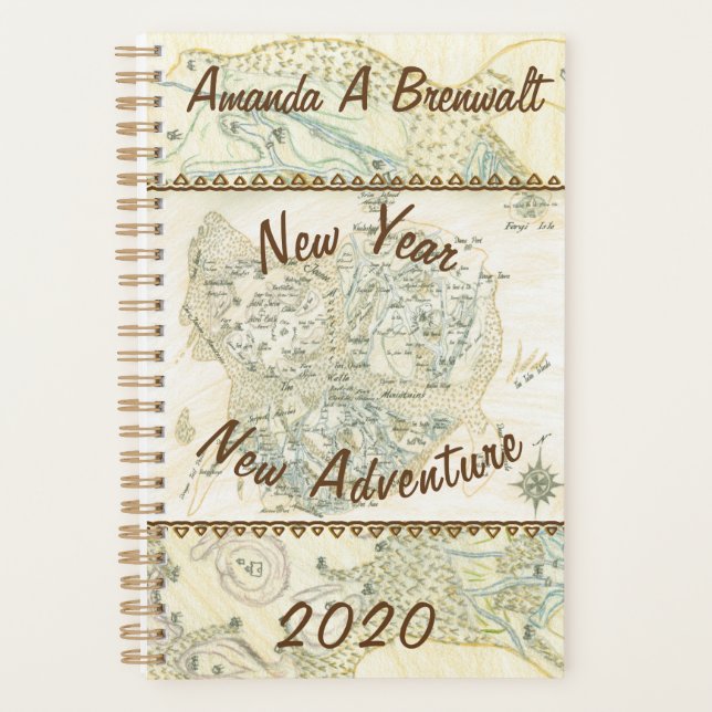 Agenda Mapa rotulado de Trino (Frente)