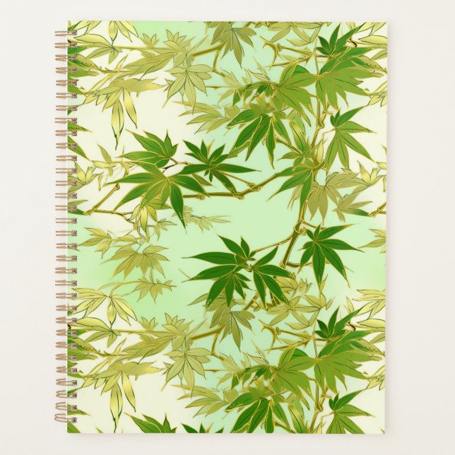 Agenda Mapeamento Verde Deixa Chiyogami Planner (Frente)