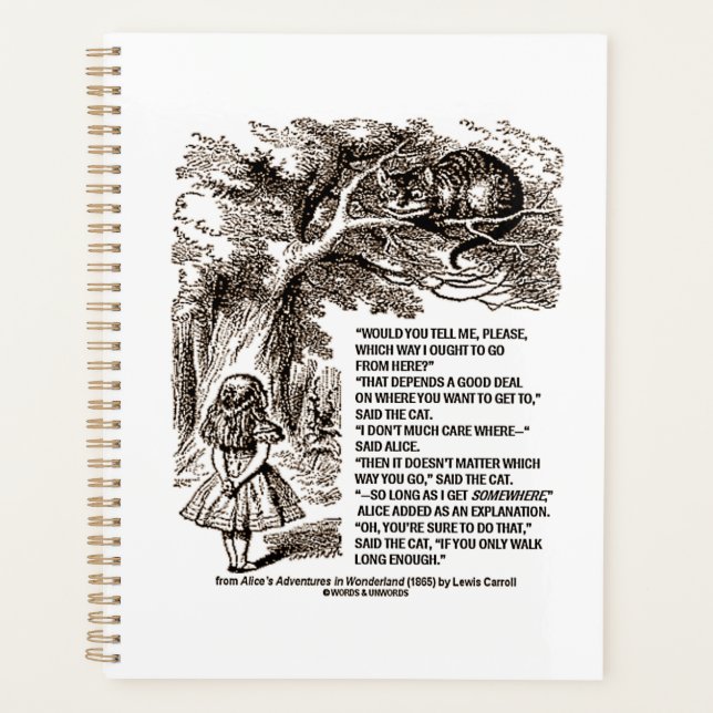 Agenda Maravilha Que Forma Eu Deveria Ir Citar (Frente)