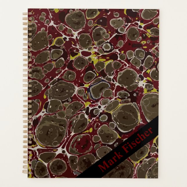 Agenda Marble Abstrato (Frente)