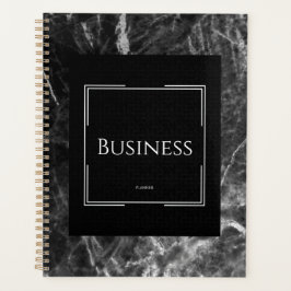 Agenda Marble Black White business elegante