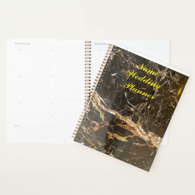 Agenda Marble Elegante Personalizado (Exibição)