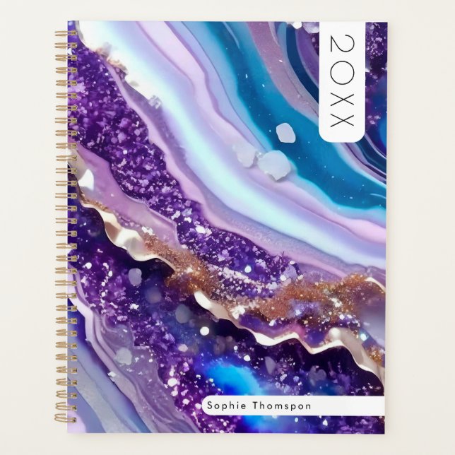 Agenda Marble gemstone — novo ano (Frente)