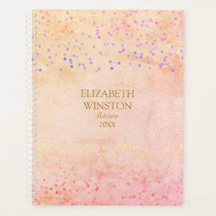 Agenda Marble Marble Rainbow Confetti Business