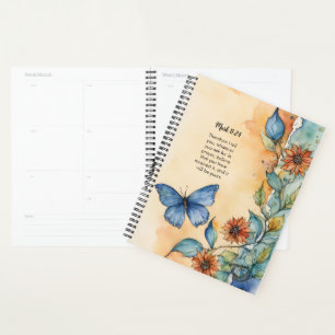 Agenda Marcos 11:24, Versículo da Bíblia Cristã Planner