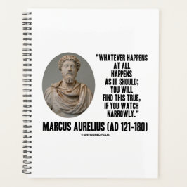 Agenda Marcus Aurelius O Que Acontece De Todo