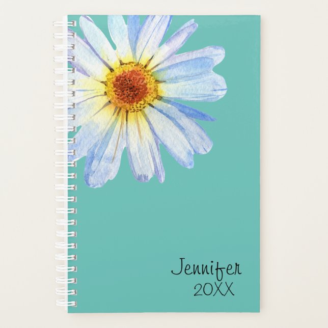 Agenda Margarida Amarela Personalizada da Moda Customizad (Frente)