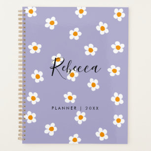 Agenda Margarida Floral Roxa Moderna 2023 Personalizada