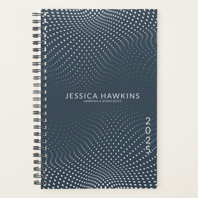 Agenda Marinho Azul Pontos por Ano Semanal (Frente)