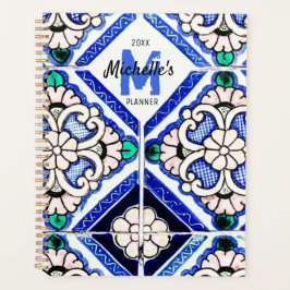 Agenda Marinho de Azulejos de Padrão Espanhol Azulejo Mon