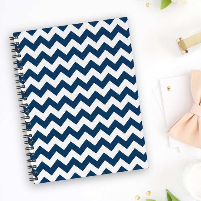 Agenda Marinho Zigzag, Marinho Chevron, Padrão Geométrico (Criador carregado)