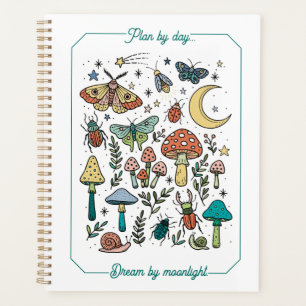Agenda Mariposas Fofas, Cogumelos e Insetos